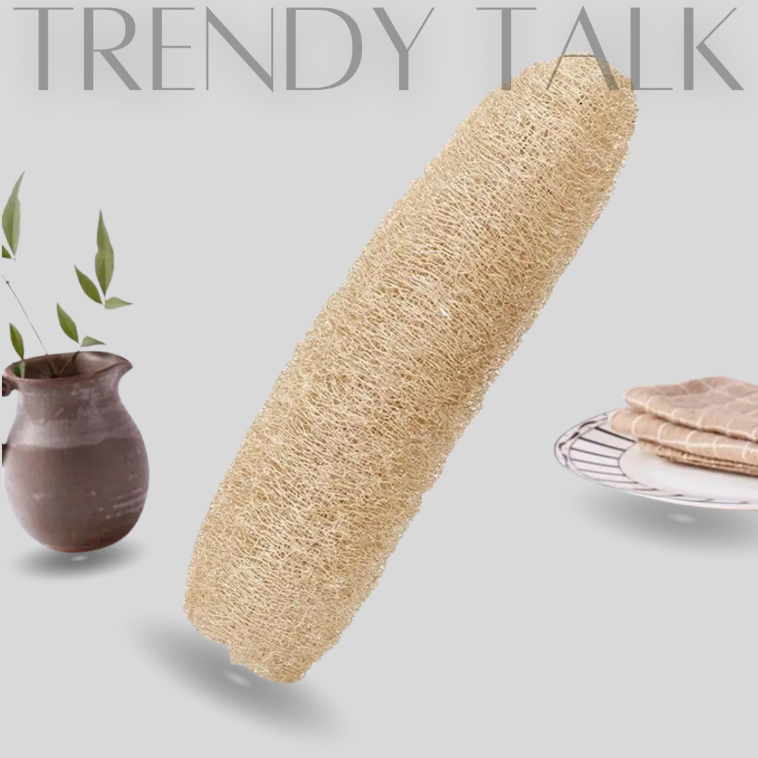 Trendy's 3Pc Natural Loofah Body Scrubber